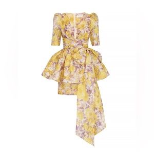 Zimmermann high tide peplum mini dress size 0